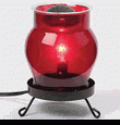 Glass Burner Electric - Red